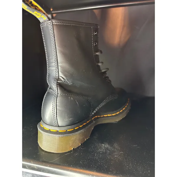 Dr. Martens‎ 1460 W Black Smooth Leather 8-Eye Boot Single Left Boot US Women 7 - Image 2
