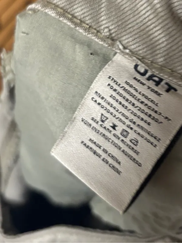 Oat Olive green high rise mini flare jeans size 4 - Image 7