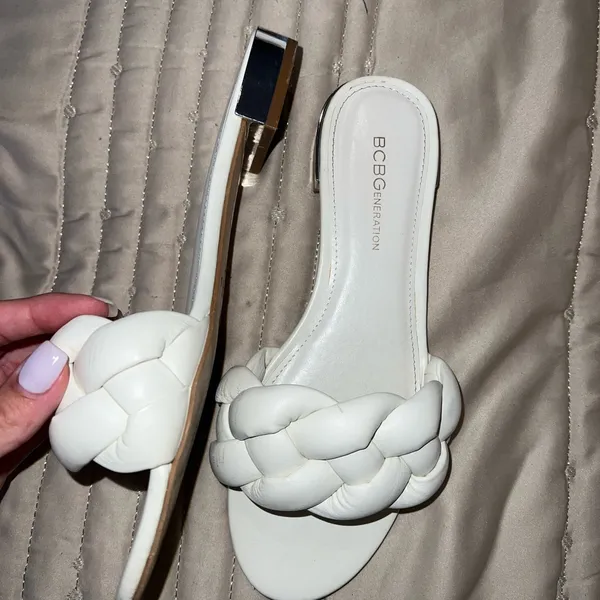BCBGeneration Daiya Sandal in Pearl size 8 - Image 2