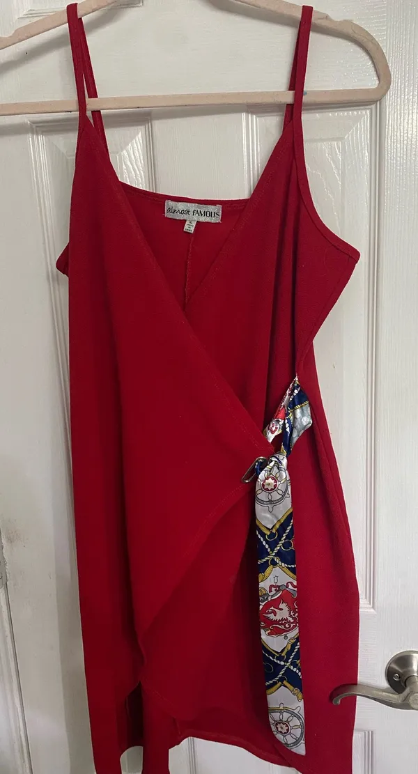 HOT! Red mini dress Size XL - Image 2