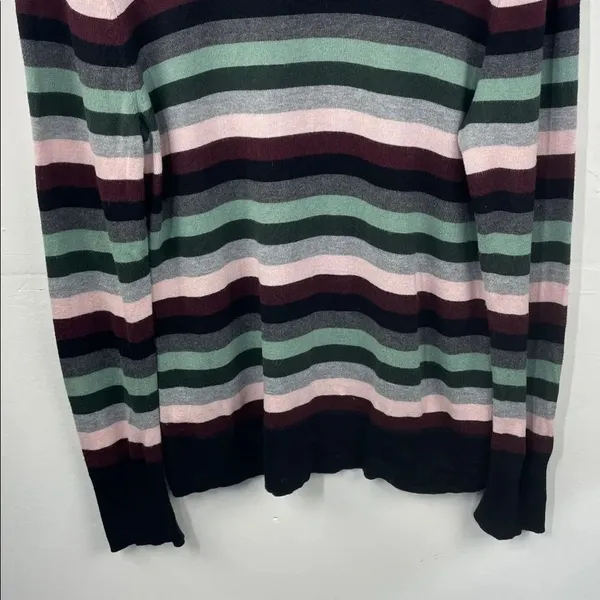 Vince Camuto Multicolor Striped Pullover Sweater size Large - Image 10