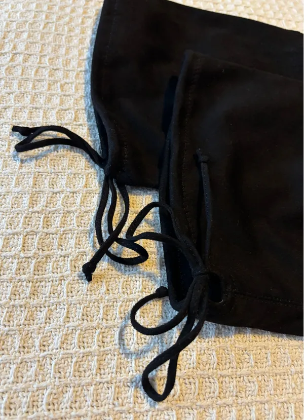 Black suede wide calf over-the-knee boots - Image 4