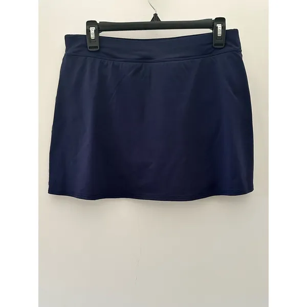 Lands End Tummy Control Swim Skirt Size 8 Navy - Image 3
