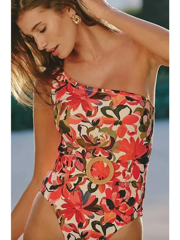 Anthropologie Hutch Bea One-Piece Swimsuit Multicolor Womens Size Small - Image 2