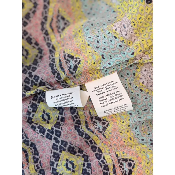NWT Bhanuni by Jyoti Dress Pink Giorgia Maxi Floral V Neck Puffed Boho Size 2 - Image 12