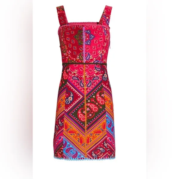 FARM Rio Colorful Bandana Midi Dress - Image 2
