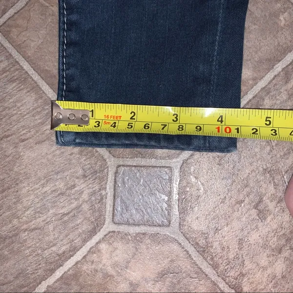 Miss Me Signature Skinny Crop Jeans Dark Wash 24 Angel Wing Cross - Image 13
