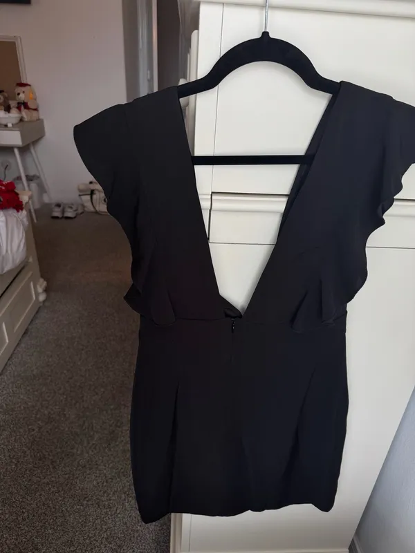 superdown Black Mini Dress - Image 3