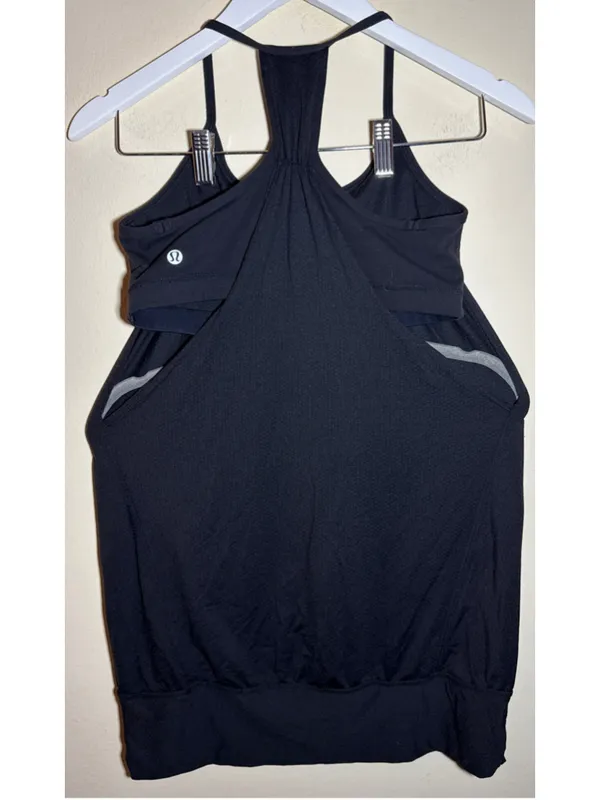 Lululemon Racerback Tank Top Black Size 8 - Image 2