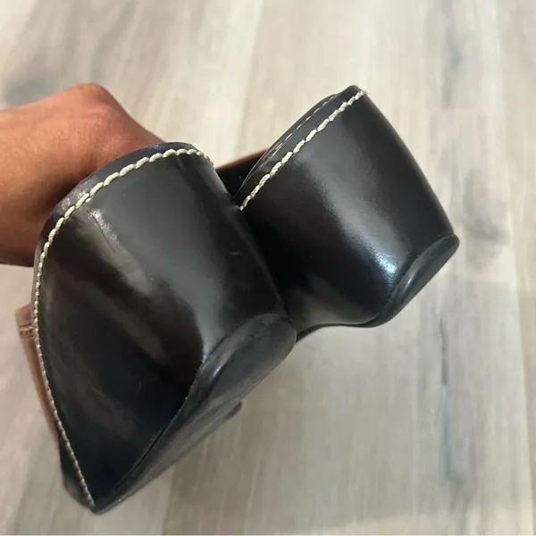 Cole Haan Elyssa Wedge Clogs Slip On Mules Shoes Brown Leather‎ Women’s Size 6 - Image 3