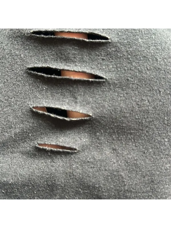 Aerie Chill Play Move Black Leggings Side Slits Small - Image 4