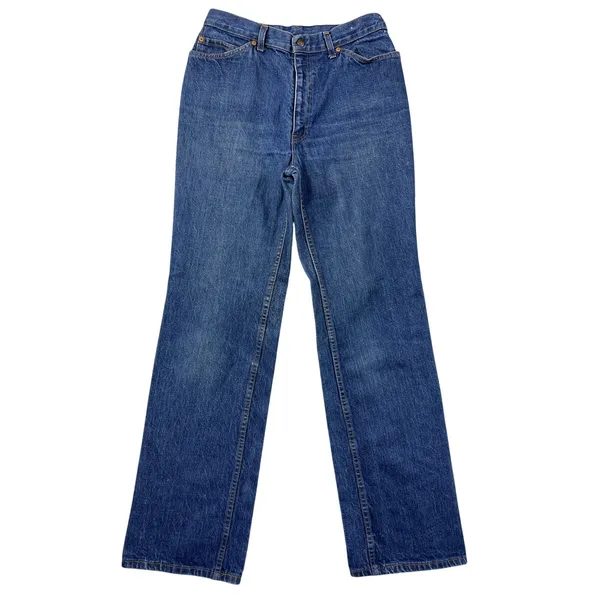 70/80s Vintage Levi’s Made in USA Orange Tab Jeans Women’s 16 Straight Cut Denim - Image 3