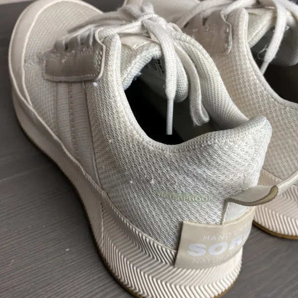 Sorel Out N About III Low WP Sneaker Waterproof Sea Salt Chalk Size 7.5 - Image 7
