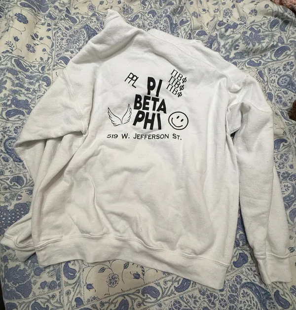 Pi beta phi sweatshirt White Size L - Image 3