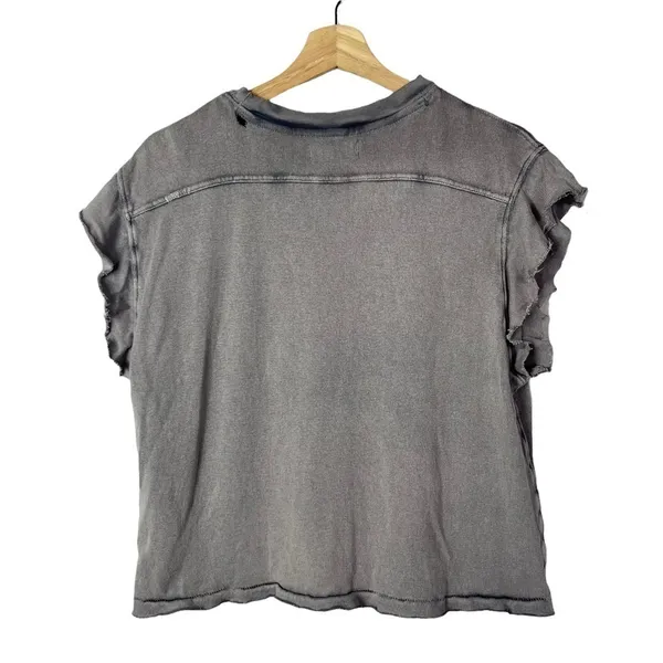 Free People We the Free Purple Burnout Warrior‎ Short Sleeve Tee S - Image 4