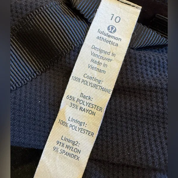 LULULEMON The Drizz Jacket Grey size 10‎ Waxed Coated Water Resistant Reflective - Image 8