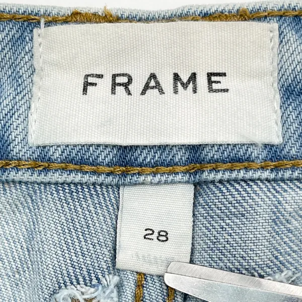 FRAME Le High N Tight Crop Mini Boot Jeans Womens 28 Distressed Grunge‎ Indie - Image 9