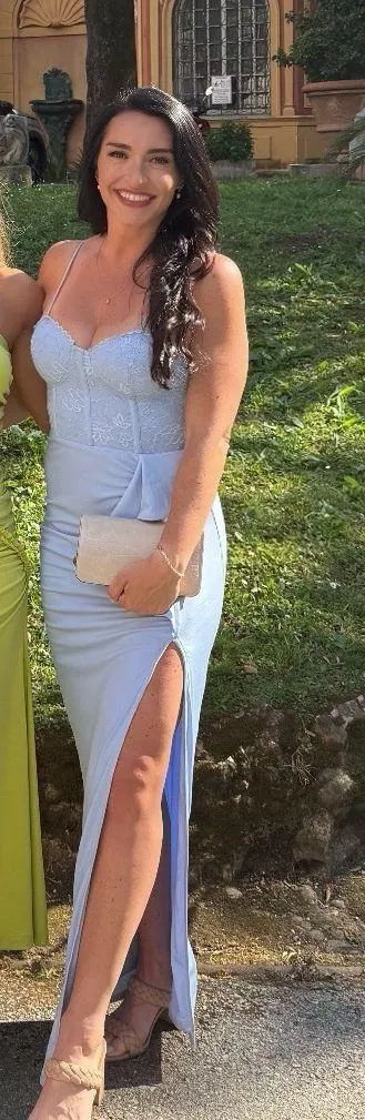 Hello Molly Dress Blue - Image 3
