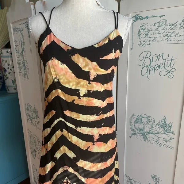 Reverse for Revolve Animal Print Dress with Black Lace Small NWT 💕 - Image 3
