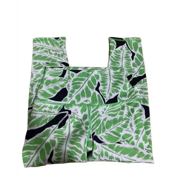 Alo Palm Print Tropical Leggings Size XS‎ - Image 4