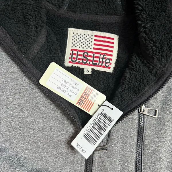 Men's Gray Jacket Sz Small - Image 4