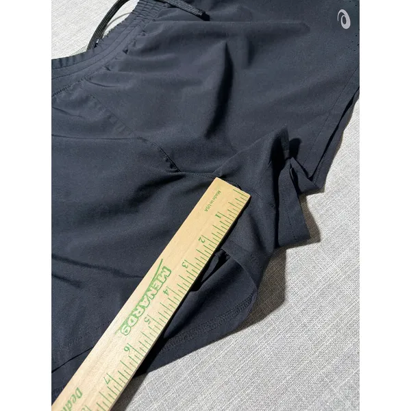 ASICS‎ Womens Running Shorts Black Athletic Gym Workout Size xl - Image 3