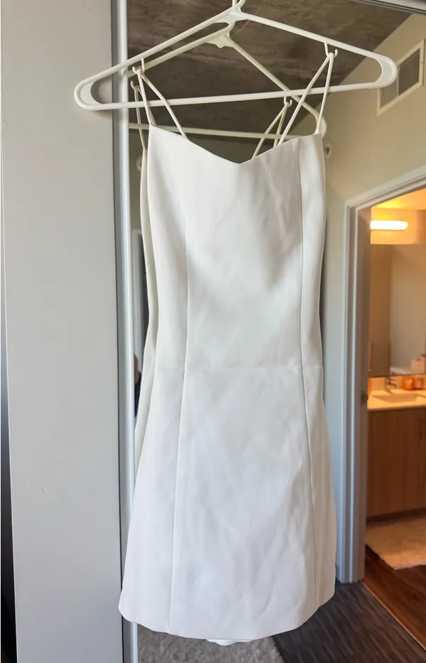 Peppermayo Mini Dress White - Image 3