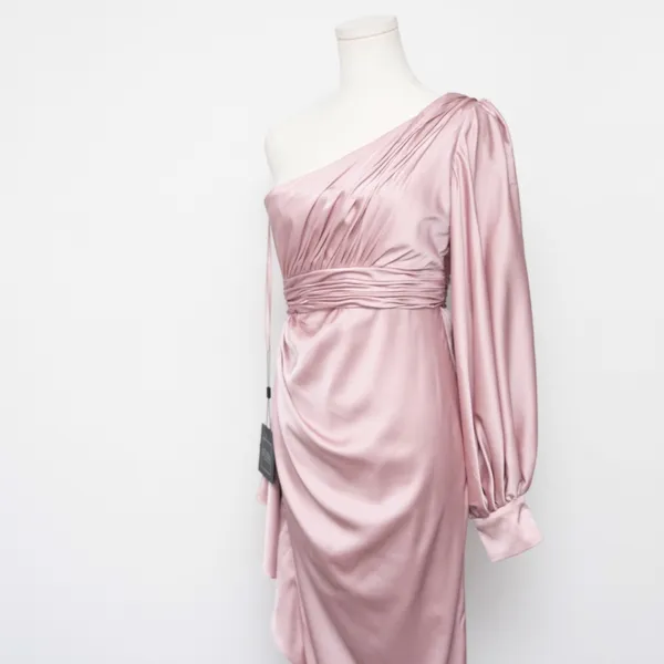 IEENA for Mac Duggal - One-Shoulder Satin Gown‎ - Image 10