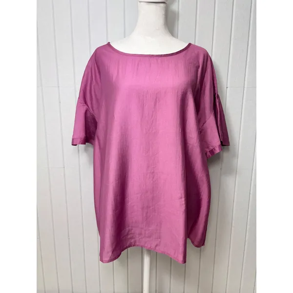 Easel Los Angeles Orchid Purple Ruffle Sleeve Blouse Top 1X‎ NWT - Image 4