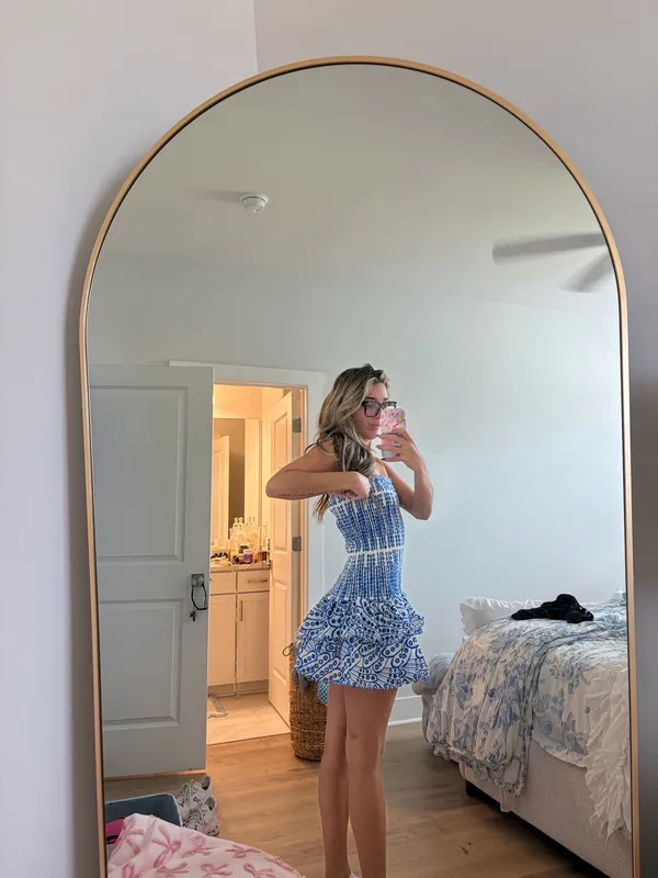 Blue and white dress - Image 2
