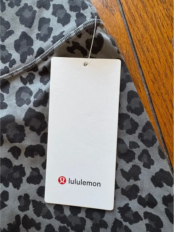Lululemon Align High Rise 25” True Leopard Black Multi Size 4 NWT - Image 5