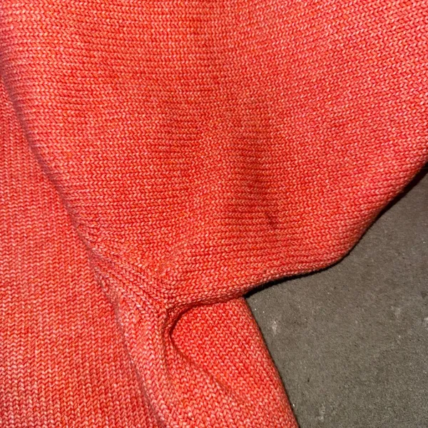 Lululemon‎ Cotton Blend Full Zip Sweater Women XL Coral Good LW3GK6S - Image 3