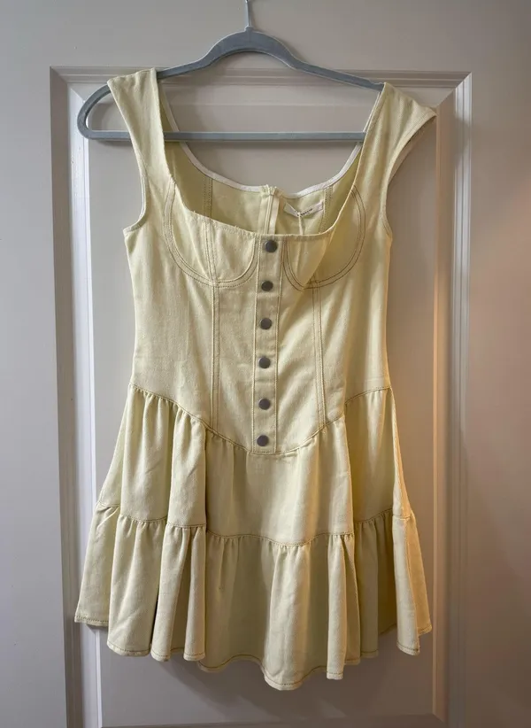 Peppermayo Isabella Denim Bustier Dress - Image 2