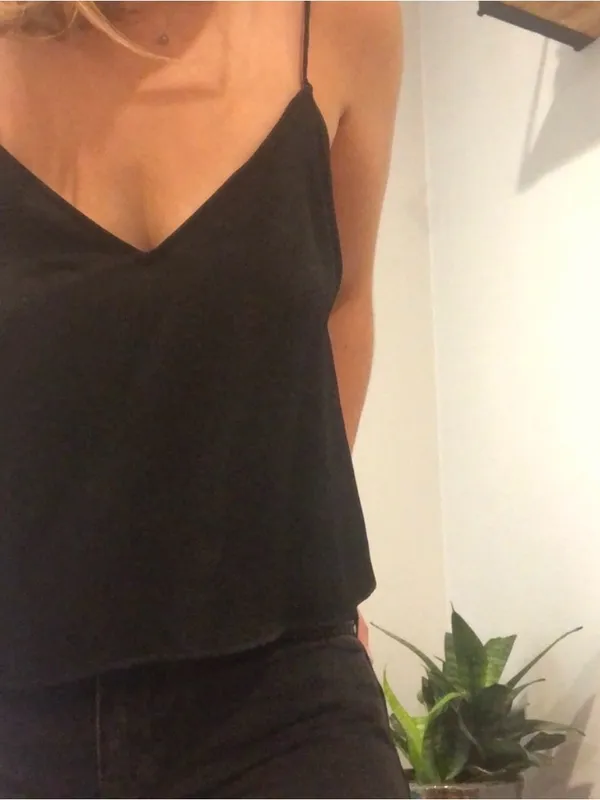Nordstrom Black silky tank - Image 2