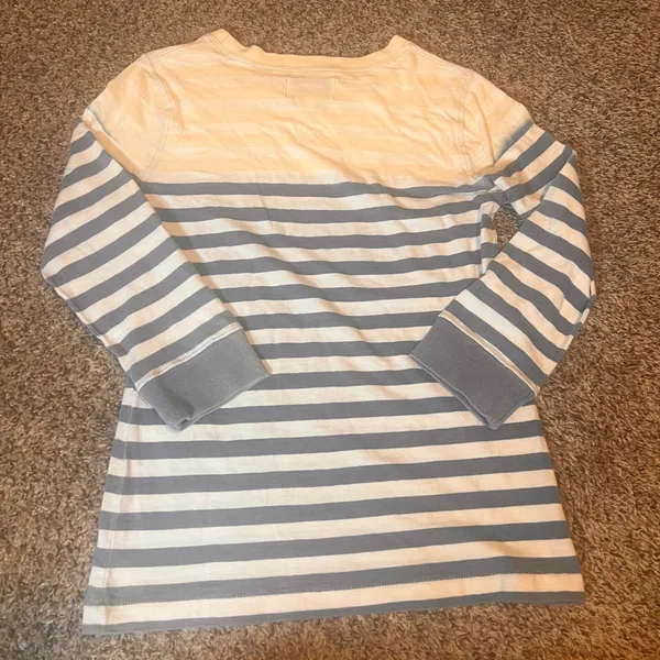 Current/Elliott Striped Top Long Sleeve‎ Casual Tee Shirt Size 1 - Image 5
