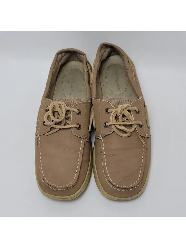 Croft & Barrow Women's Tan Boat Shoes Size 9M - Image 4