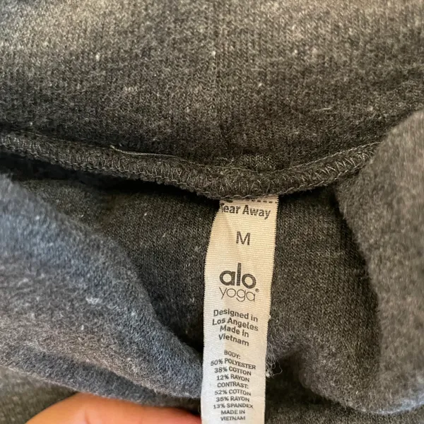Mock Neck Grey Sweater Size M - Image 4