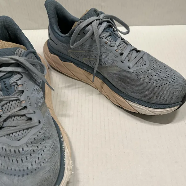 Hoka One‎ One Arahi 5 Running Shoes Womens Size 9.5 Blue Mesh Stability Sneakers - Image 10