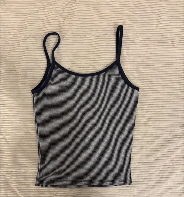 Striped tank top Gray - Image 2