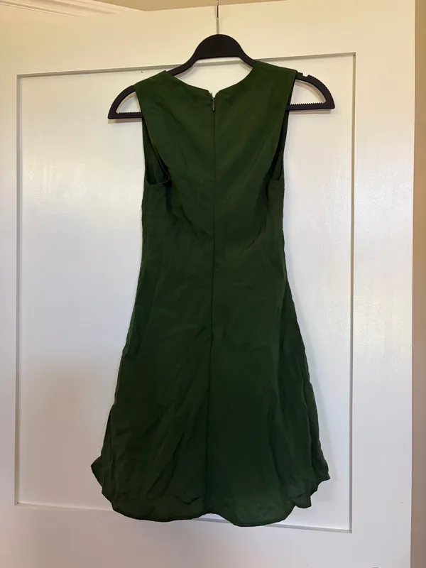 Abercrombie Mini Dress Green - Image 3
