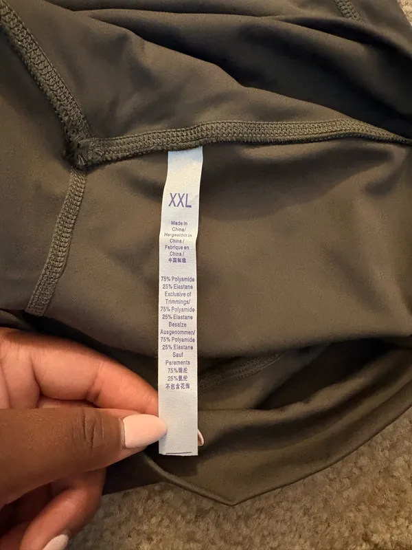 Grey Yoga Pants Gray Size XXL - Image 4