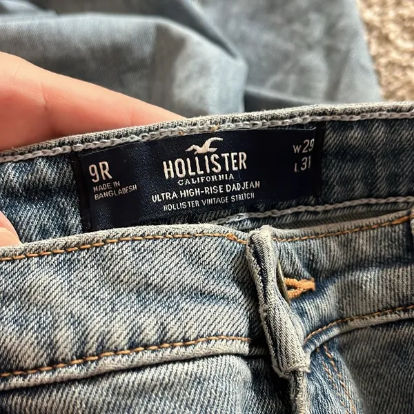 NWOT Hollister ultra high-rise dad jeans - Image 7
