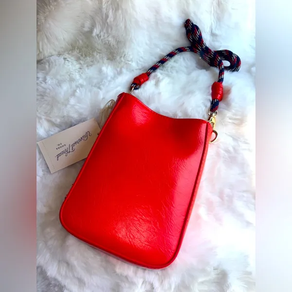 Red Cross Body Purse Bag ~ NWTS ~ With Red white Blue 4th July Straps handles - Image 13