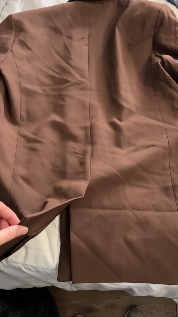 Forever 21 Brown Blazer Oversized - Image 4