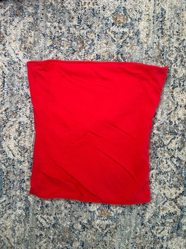 Hollister Red Tube Top Size XS - Image 3