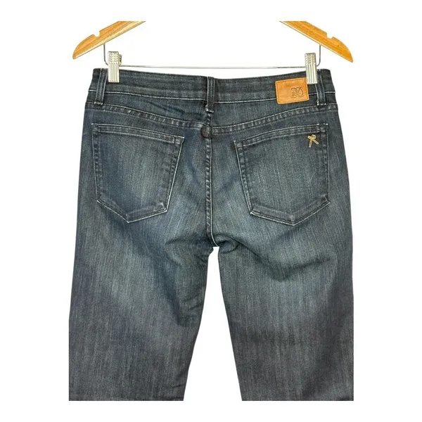 Raven Denim Custom Fit Jeans Womens 29 Dark‎ Blue Straight Leg Made in USA - Image 10