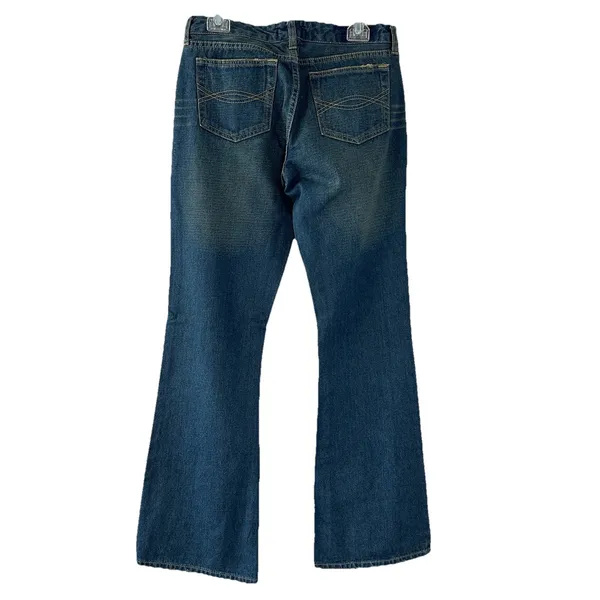 VTG Abercrombie &‎ Fitch Y2K 100% Cotton Bootcut Jeans Women’s 6R Grunge 2000s - Image 2