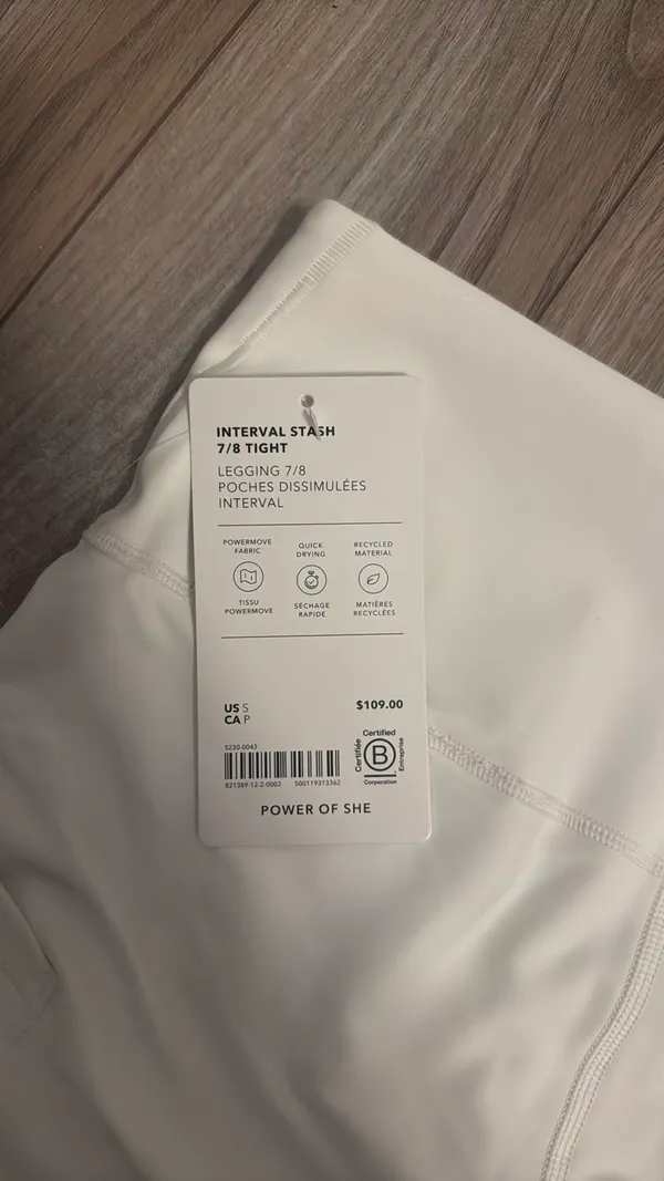 BRAND NEW Athleta White Leggings (NEVER WORN) - Image 3