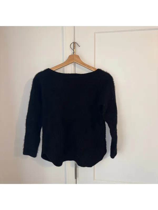 Cashmere Charter Club Luxury $199 100% Cashmere Woman’s S black cashmere sweater - Image 4