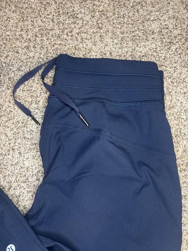 Navy Blue Lululemon Dance Studio Joggers 4 - Image 3